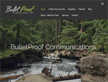 Tablet Screenshot of bulletproofmediablog.com